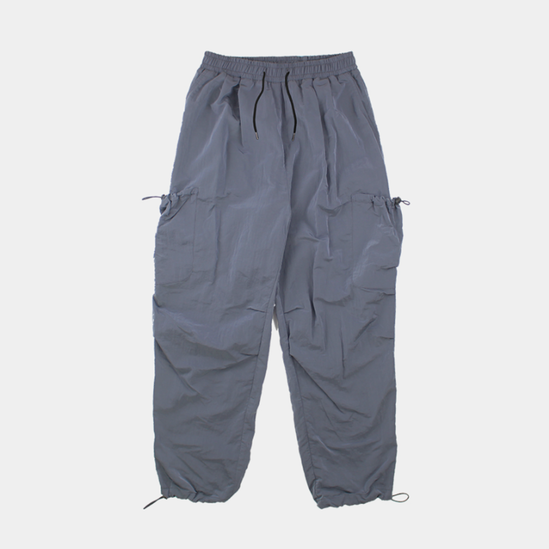 Shirring nylon cargo pants