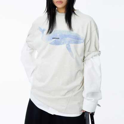 Blue whale t-shirt